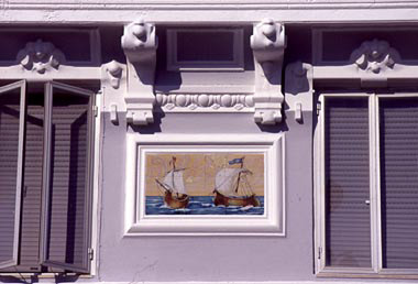 decorazione ceramica, particolare