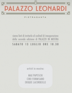 Palazzo Leonardi riapre i battenti con una nuova mostra