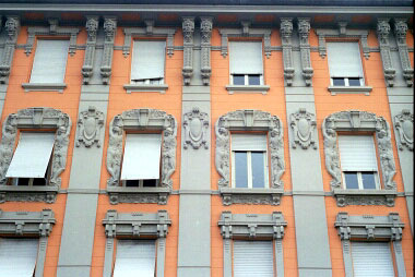 facciata, particolare