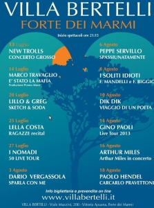 Teatro all'aperto di Villa Bertelli: stagione 2013 - I misteri del cervello umano / Open-air theatre of Villa Bertelli: 2013 season