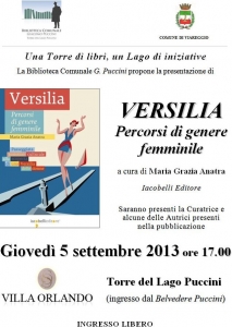 "VERSILIA. Percorsi di genere femminile. Passeggiata turistico culturale alla scoperta di una Versilia delle donne" / "VERSILIA. Female genre itineraries. A cultural tour to the discovery of a women’s Versilia"