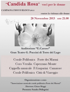 Candida Rosa: concerto delle corali versiliesi