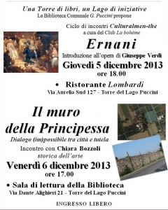 "Una Torre di libri, un Lago di iniziative": eventi in programma alla biblioteca Puccini