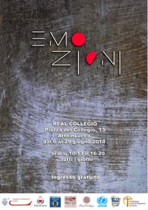 "Emozioni": oltre 50 artisti lucchesi in mostra al Real Collegio / "Emotions": over 50 Lucca artists on show at the real collegio