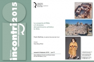 Fondazione Ragghianti: Incontri 2015.  La scoperta di Ebla e il dramma del patrimonio artistico in Siria / Meetings at Fondazione Ragghianti