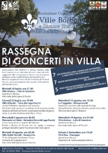 Concerti in Villa: scenari suggestivi per dei concerti imperdibili nell'estate versiliese / Concerts in the Villa: evocative scenarios for the unmissable concerts in the Versilian summer