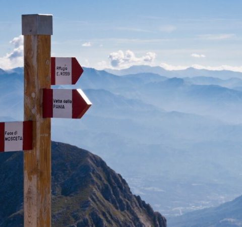 Vista delle Alpi Apuane
