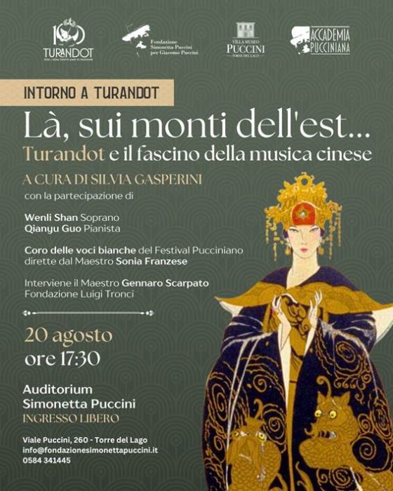 “Là, sui monti dell’est…” Turandot e il fascino della musica cinese